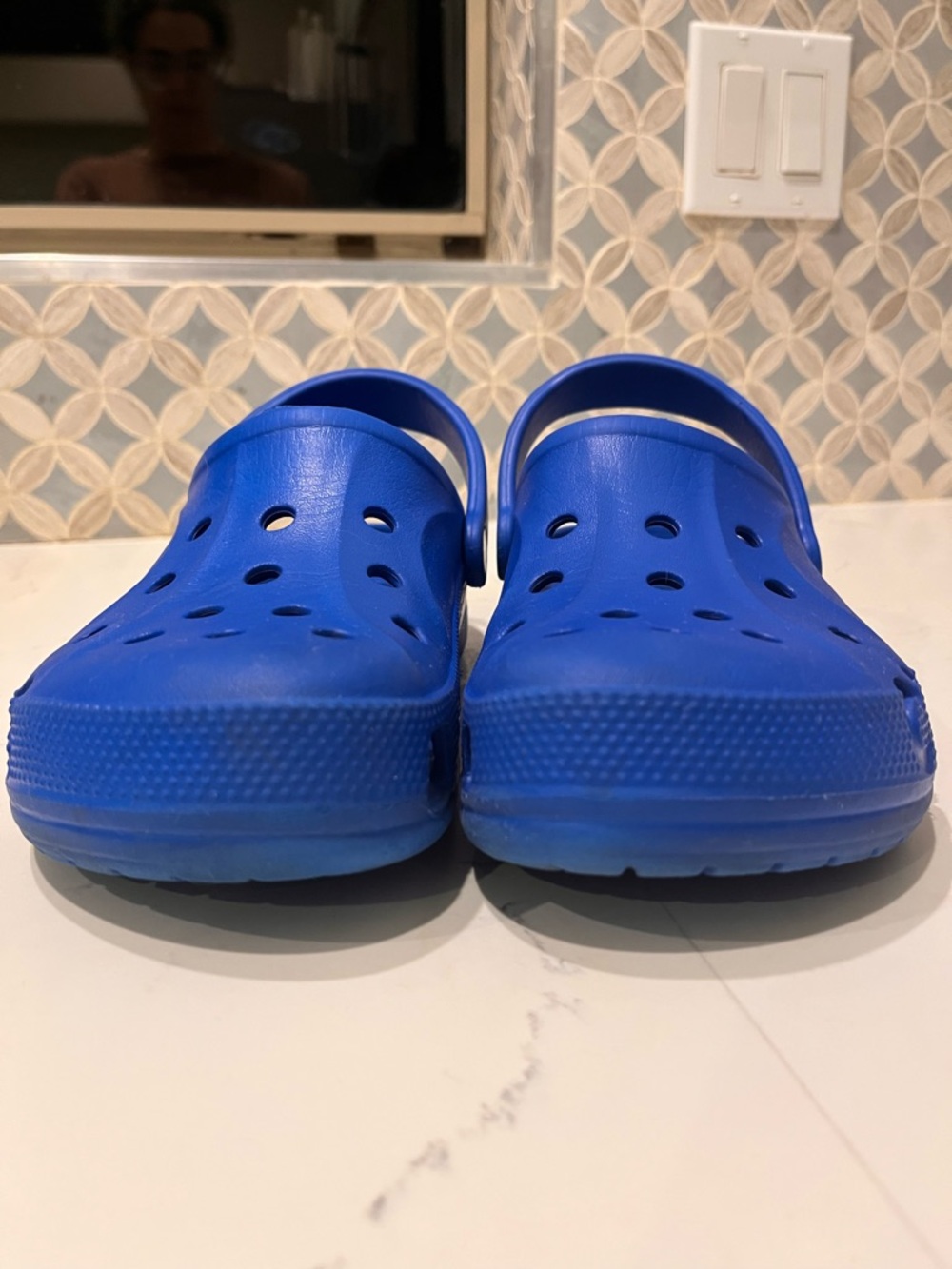 Crocs Baya Classic Clogs in Bright Blue Women's Size 8 - Picture 5 of 11
